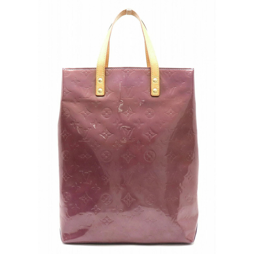 Louis Vuitton Monogram Vernis Lead Tote Bag Handbag Patent Vernis Leather